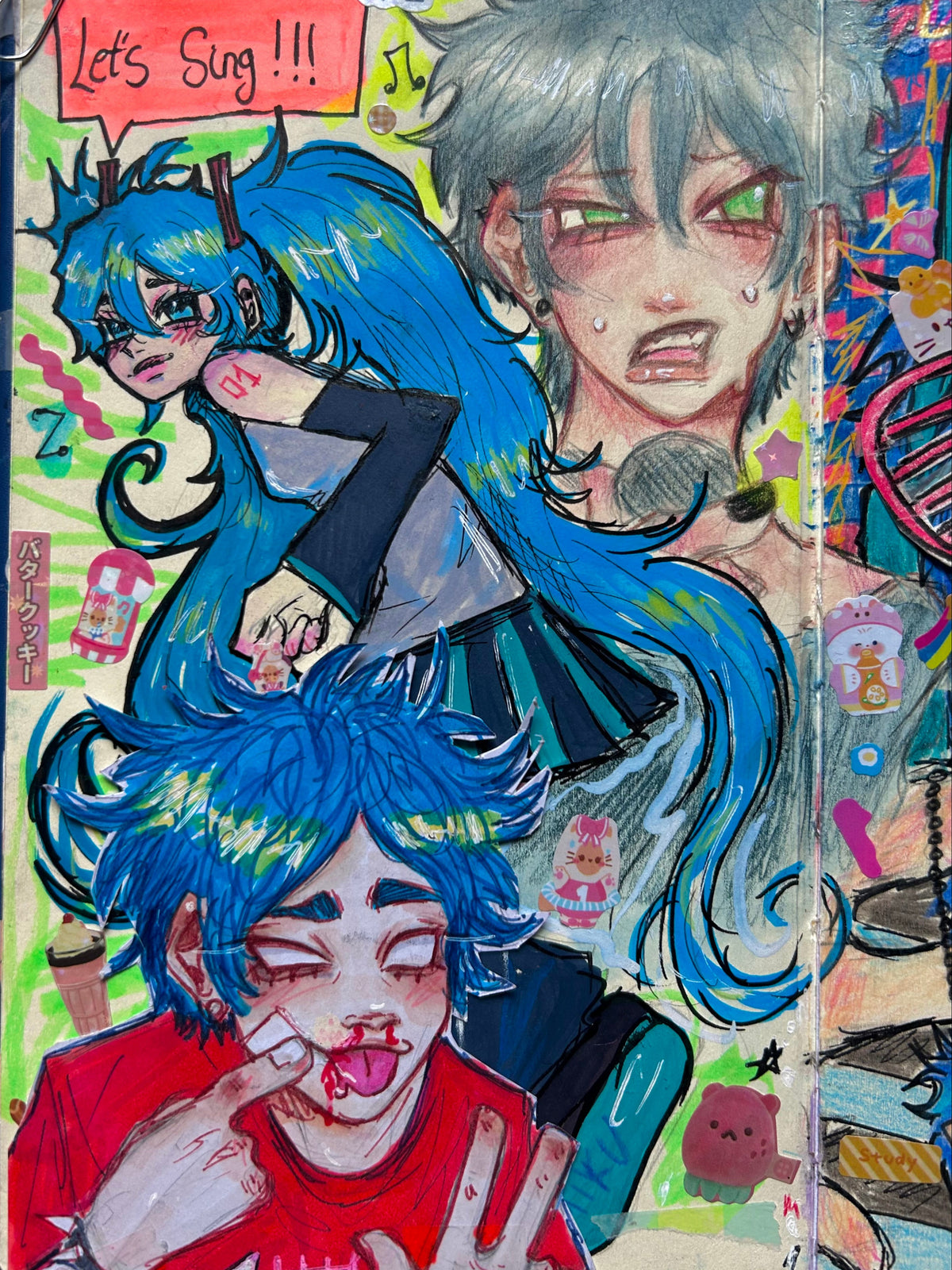 Custom Sketchbook Page