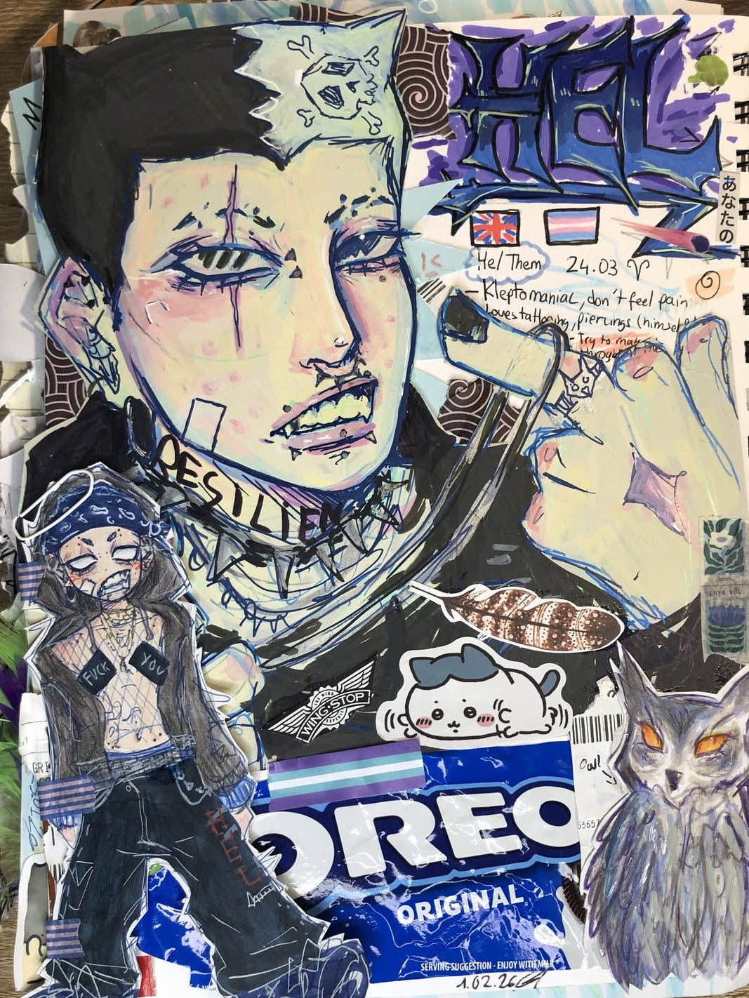 Custom Sketchbook Page