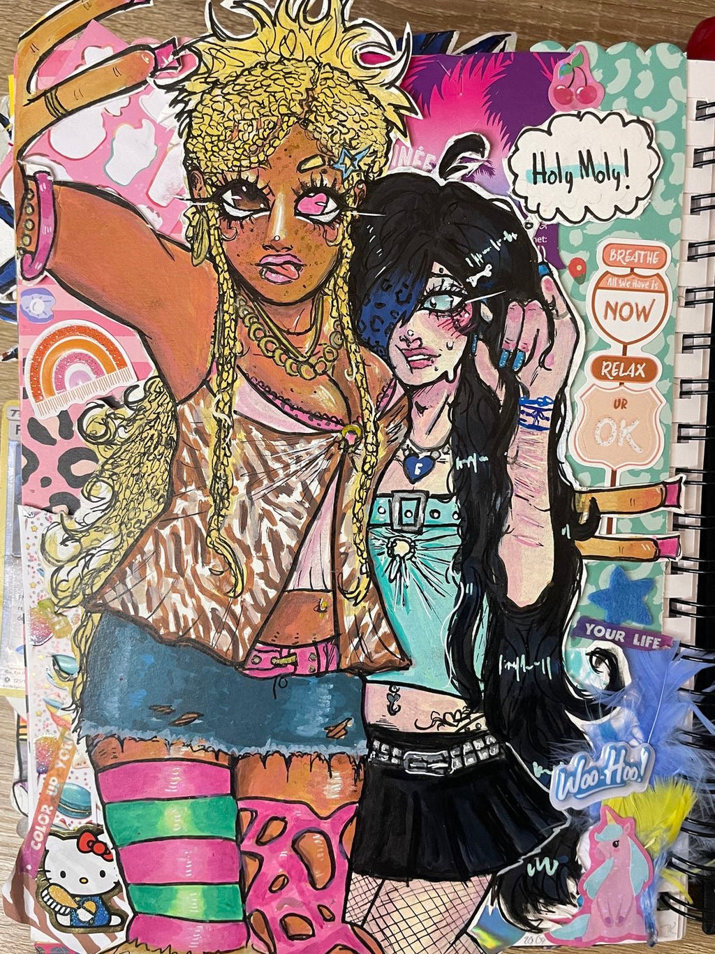 Custom Sketchbook Page