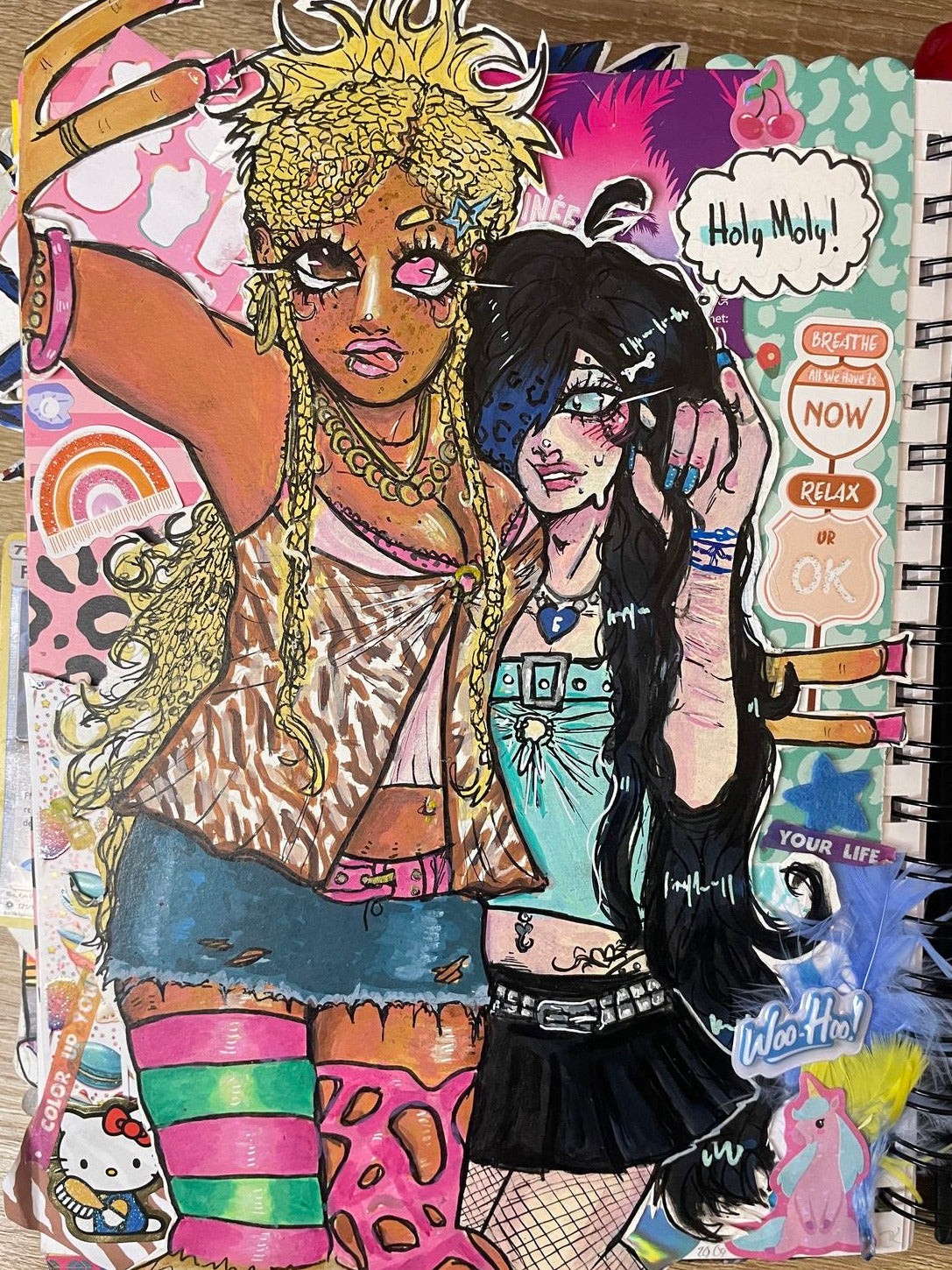 Custom Sketchbook Page